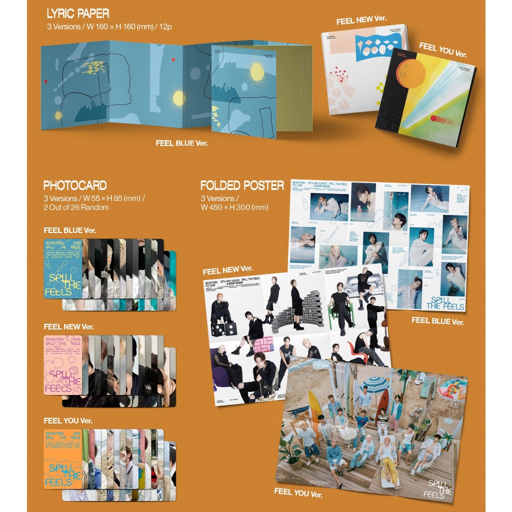 SEVENTEEN - [ SPILL THE FEELS ] 12TH MINI ALBUM | Shopee Singapore