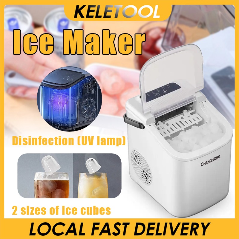 Portable Ice Machine Countertop Ice Maker Automatic Ice Cube Maker ...
