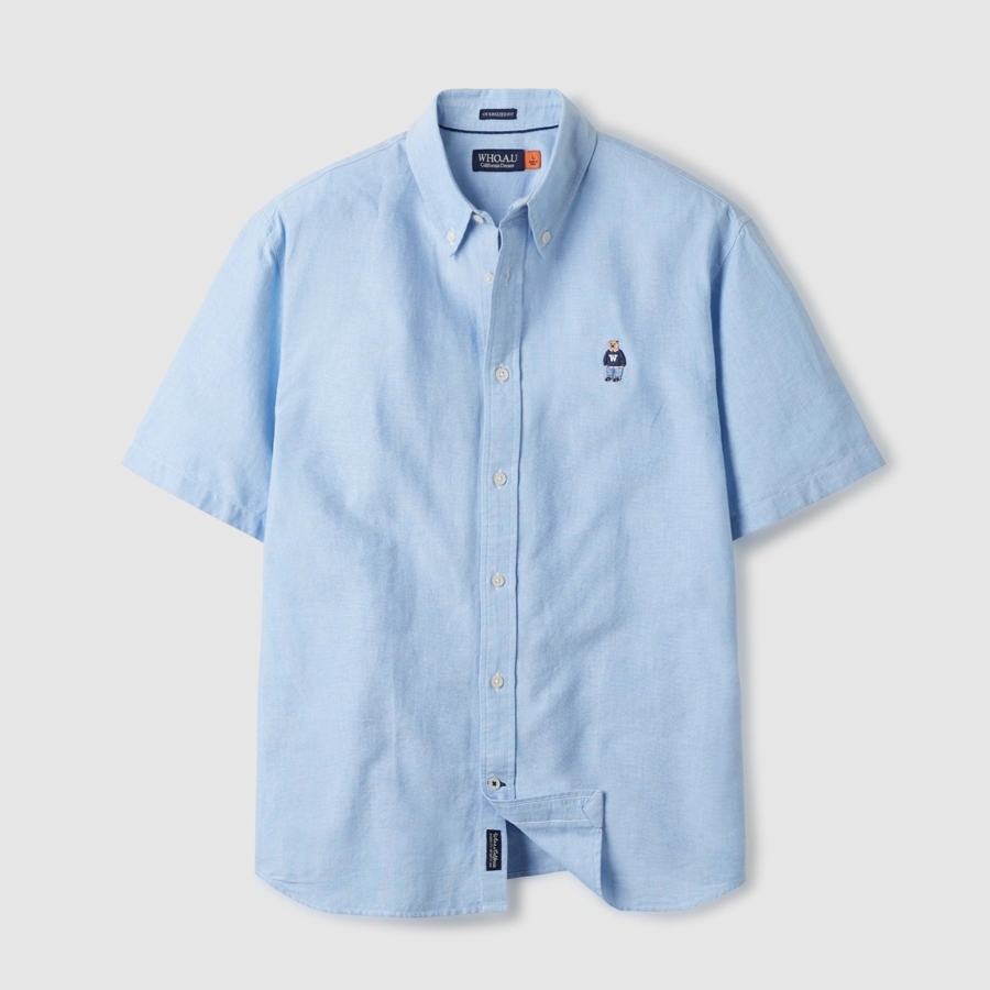 WHO.A.U] Steve Oxford Short Sleeve Shirts | WHYWE2511U