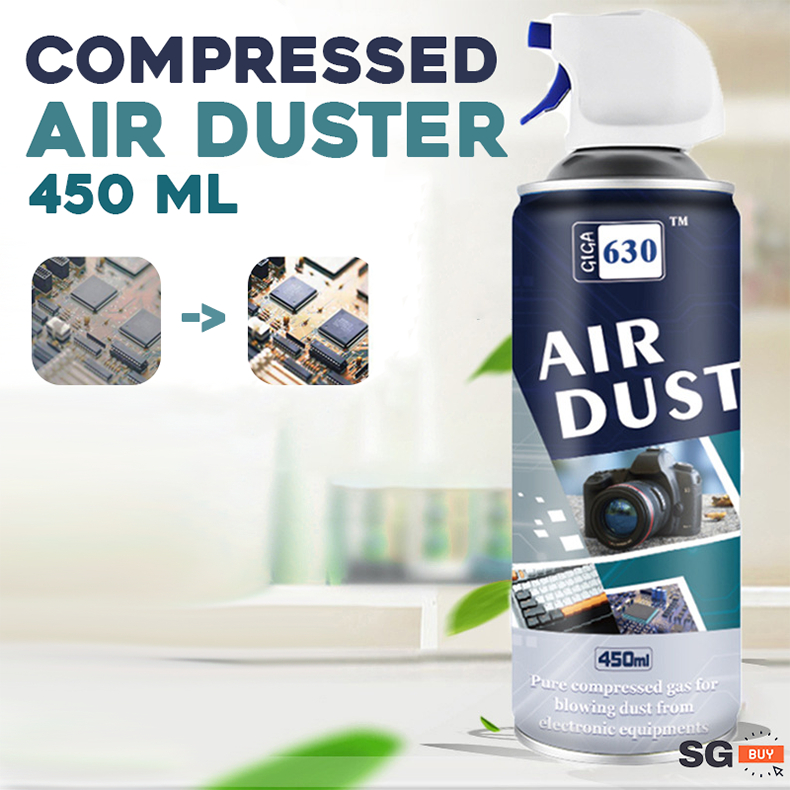450ml Multi Purpose Cleaner Air Duster Keyboard Laptop Camera Desktop ...