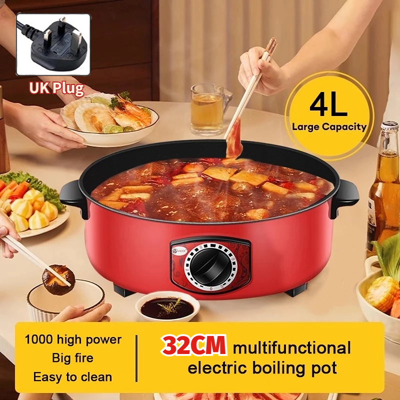 4L Large Capacity Multifunctional Electric Cooker Non-Stick Multi ...