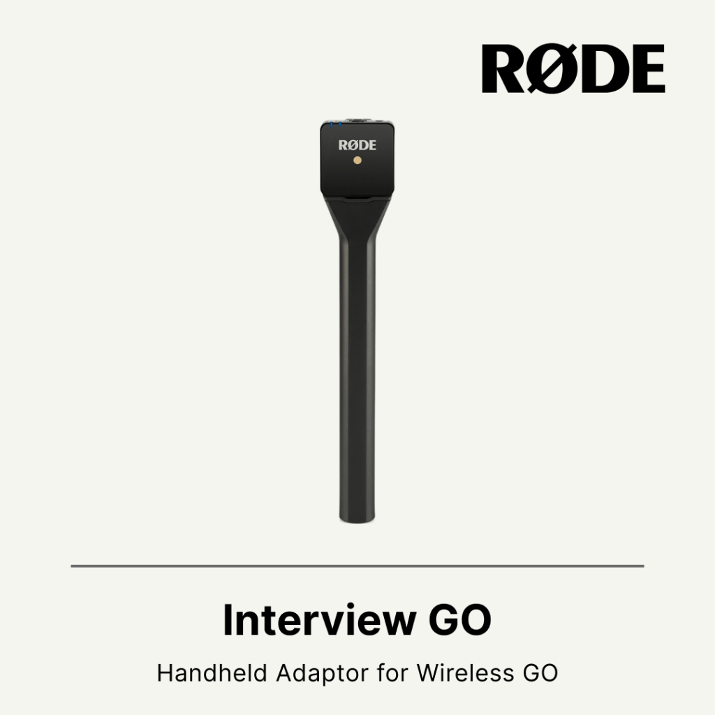 Rode Interview GO Handheld Mic Adapter for the Rode Wireless GO ...