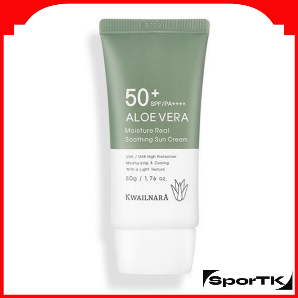 KWAILNARA Aloe Vera Moisture Real Soothing Sun Cream 50g / SPF 50+ PA ...