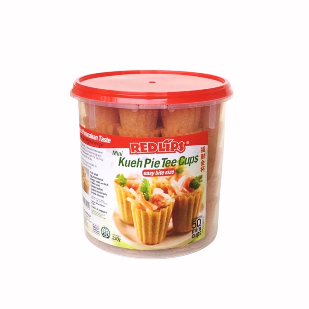 [REDLIPS] Traditional Peranakan Kueh Pie Tee Cups | Shopee Singapore