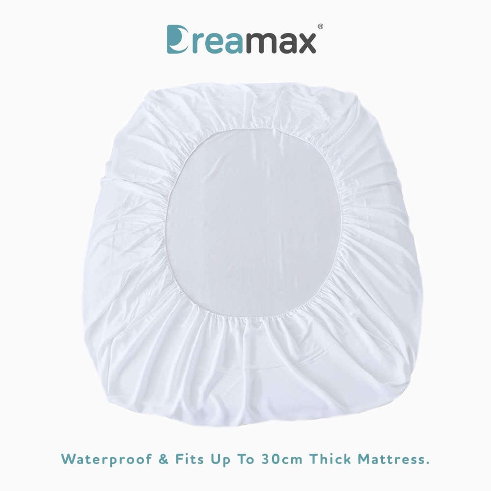 DREAMAX GIOIA Waterproof Bedsheet - Single / Super Single / Queen ...