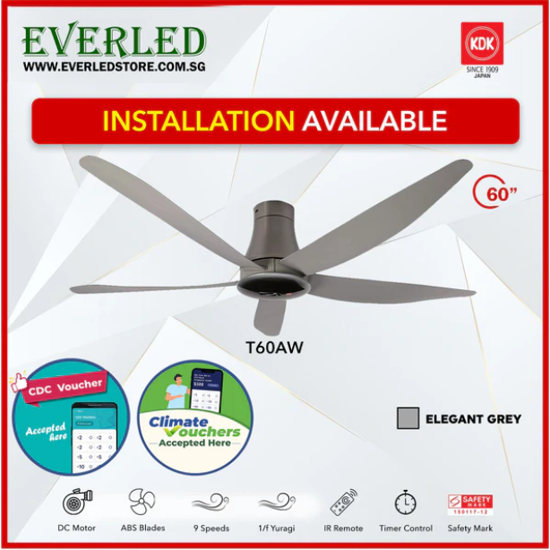 [FREE INSTALLATION] KDK 150 cm (60