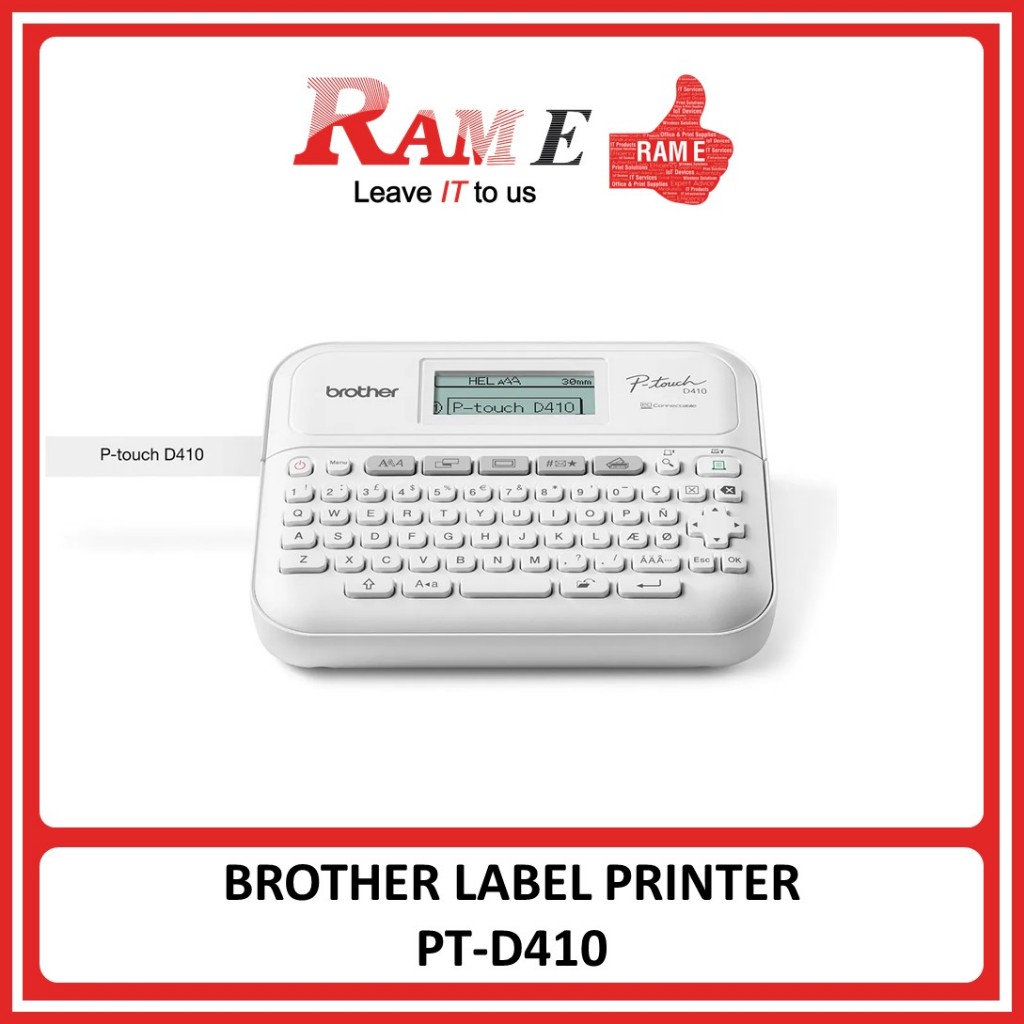 Brother PT-D410 Portable Label Printer | Shopee Singapore
