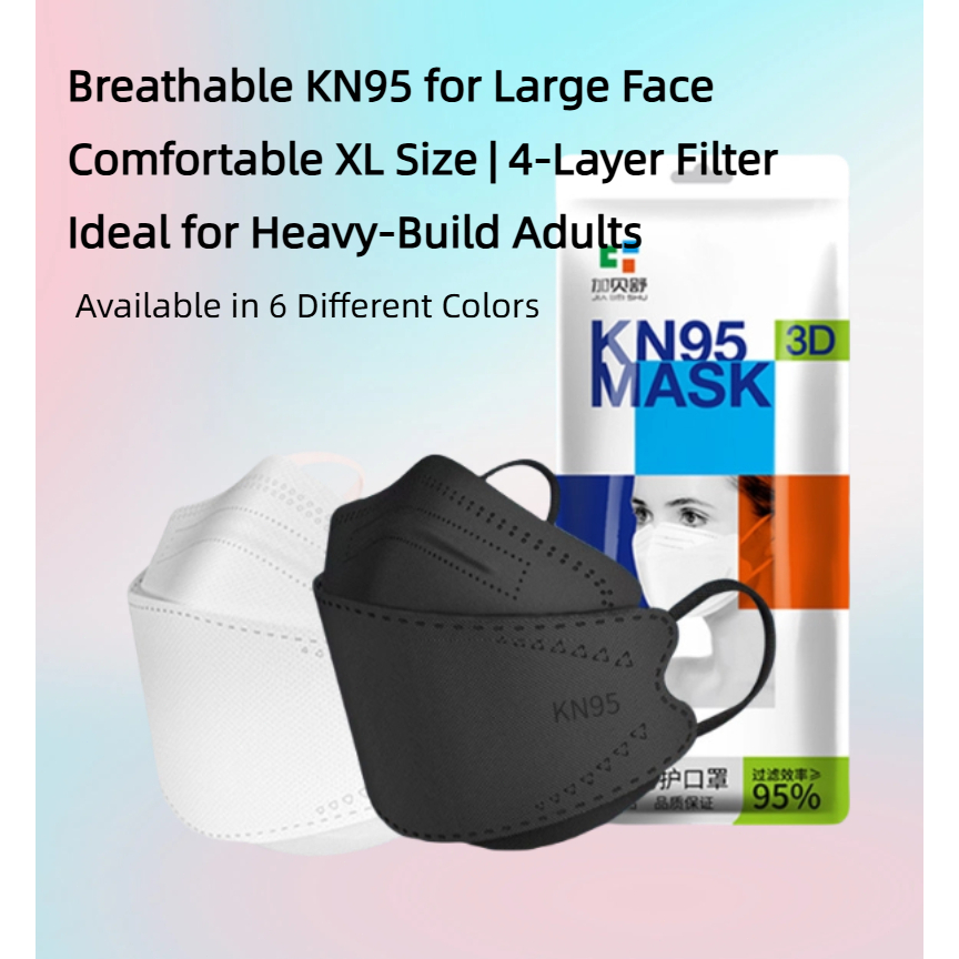 Localstock KN95 Mask | Big Face Design 3D立体 | 4-Layer Filter | 6 Colors ...