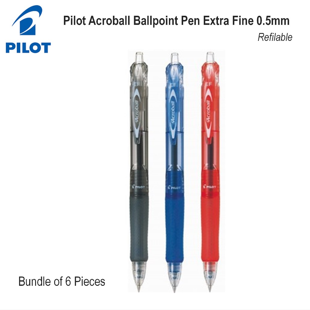 Pilot Acroball Ballpoint Pen Extra Fine 0.5 | Shopee Singapore