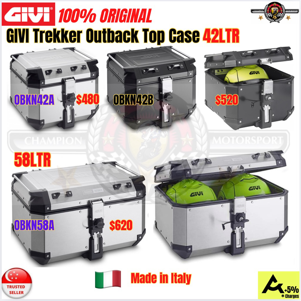GIVI Trekker Outback Top Case 42L / 58L (Italy Made 🇮🇹) | Shopee