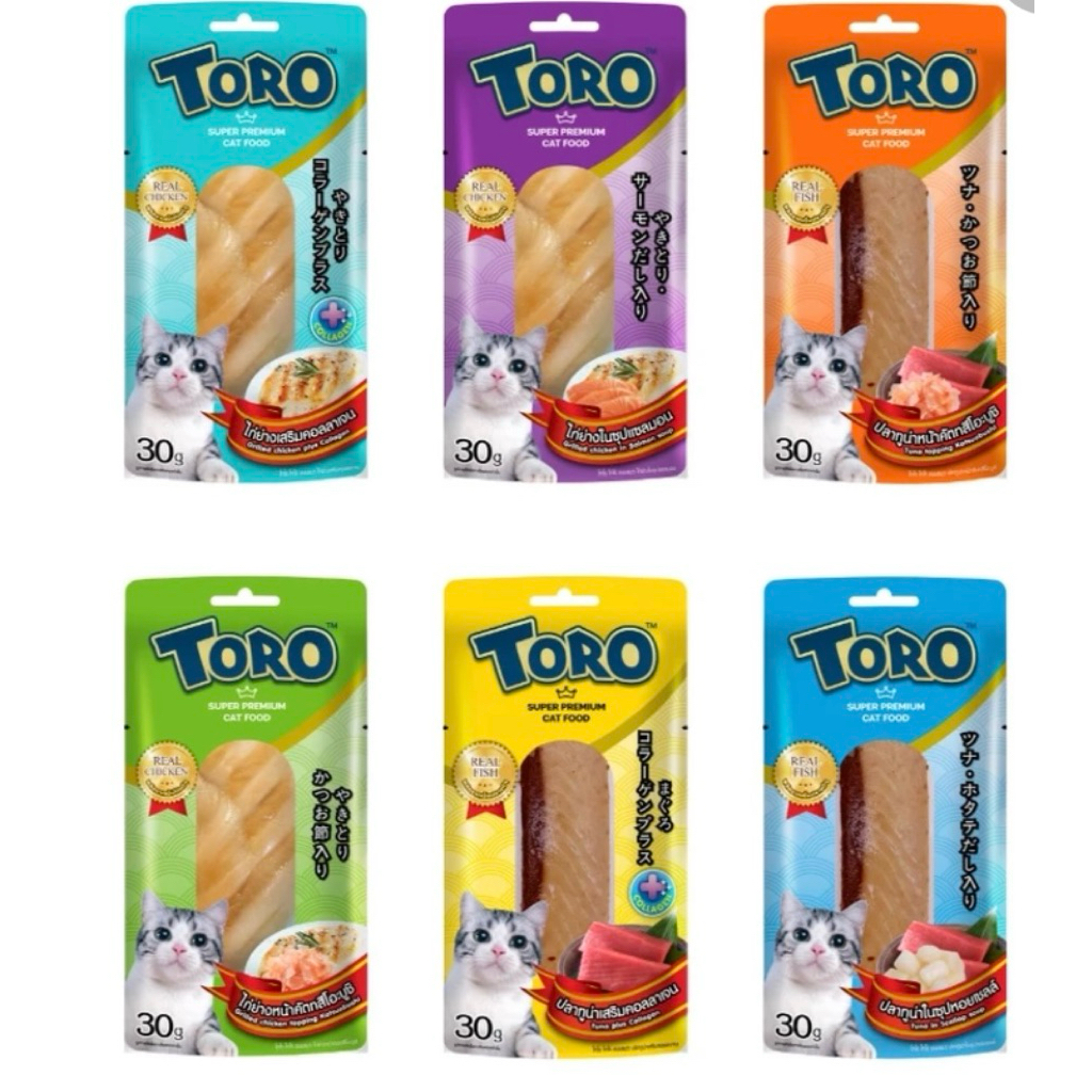 Toro Super Premium Cat Food Treats 30g | Healthy Tasty Cat Snack | Tuna ...