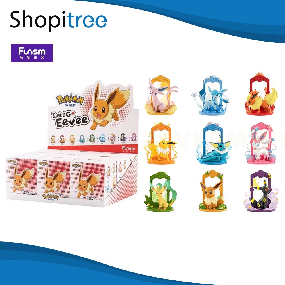 Funism Pokemon Eevee Series Blind Box Full Set 9pcs Shopee Singapore