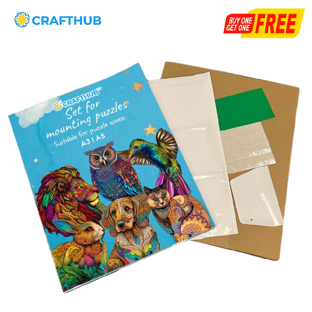 Buy 1 Get 1 Free | Crafthub Ultimate Puzzle Mounting and Display Set ...