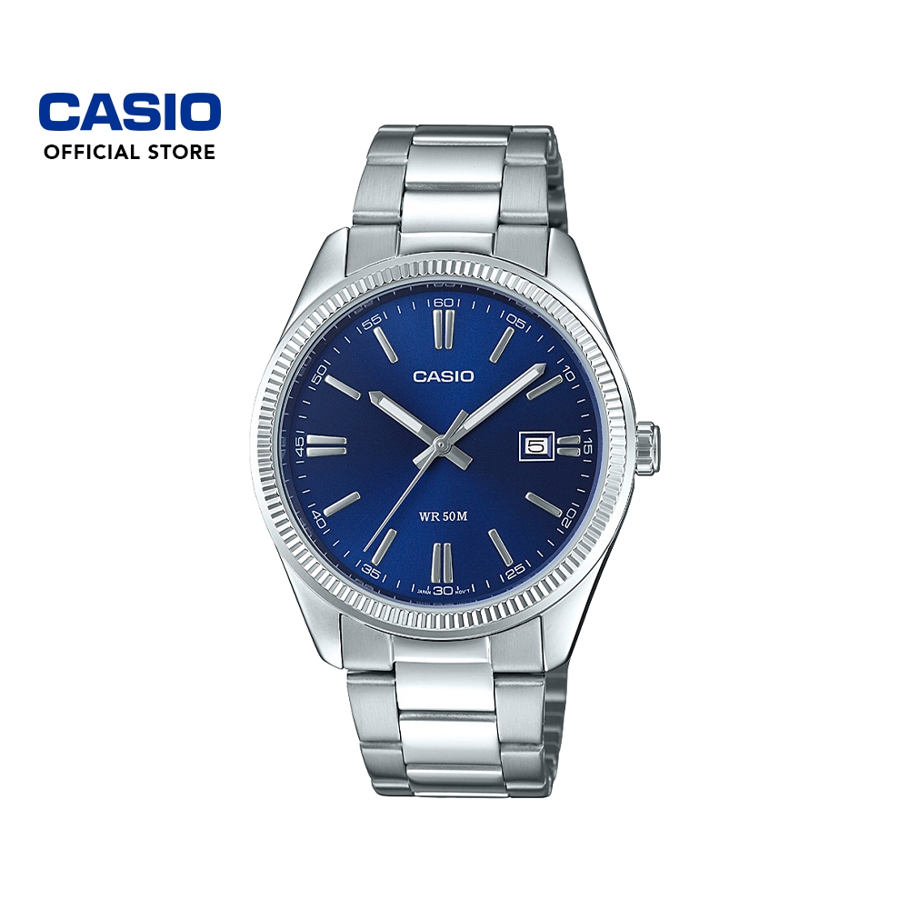 CASIO GENERAL Standard MTP 1302PD Unisex Analog Watch Stainless Steel Band Shopee Singapore