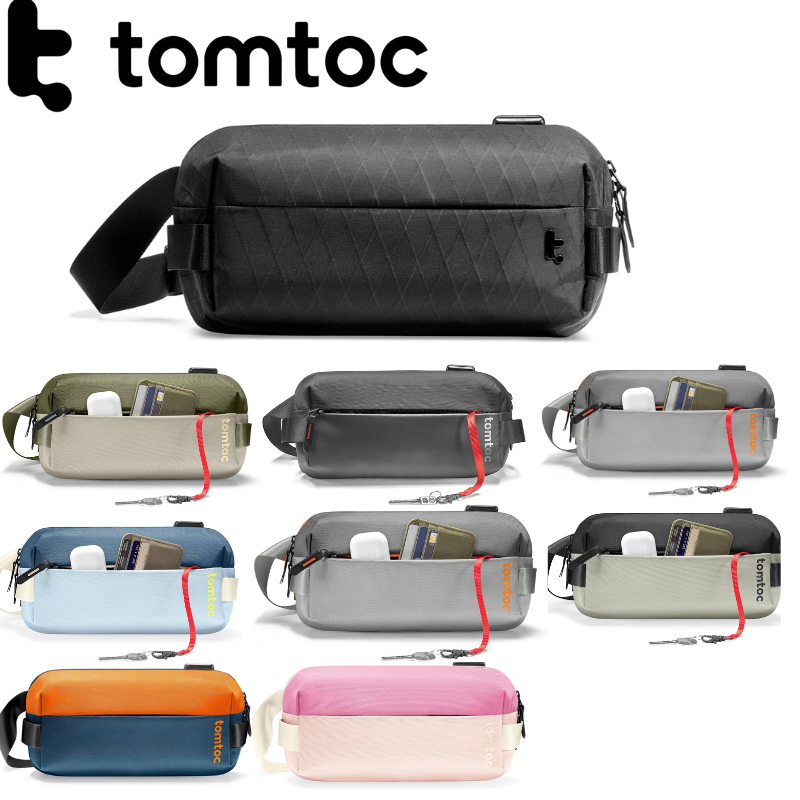 Tomtoc Body Bag Shoulder Bag Crossbody Small Lightweight Sling Bag with ...