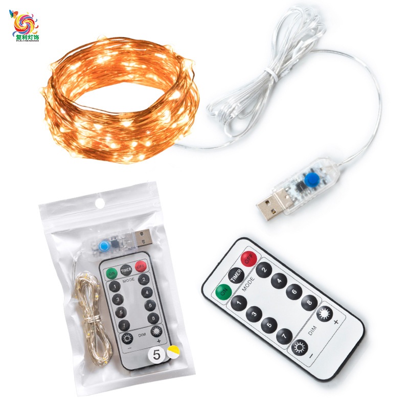 SG NEW | USB LED Copper String Fairy Light With Remove Control ...