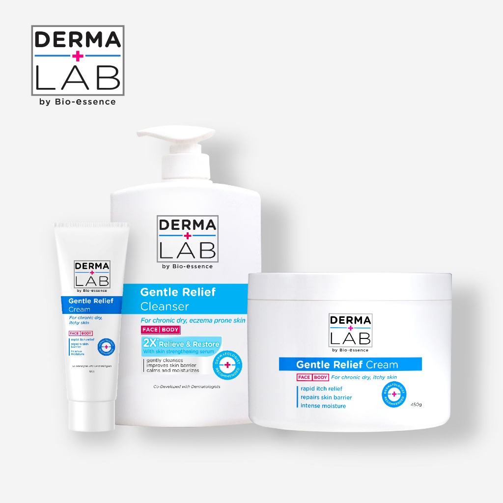[Shopee Exclusive Set] DERMA LAB Cleanser 1000ml + Cream (450g+100g ...