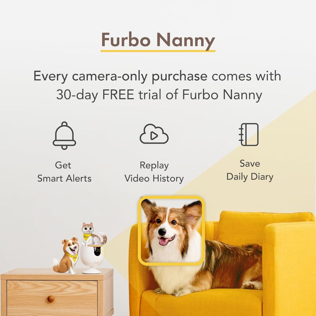 Furbo Mini Pet Camera Small Camera Big Safety Peace of Mind Compact Smart Camera Full HD Colour Night Vision Au Shopee Singapore