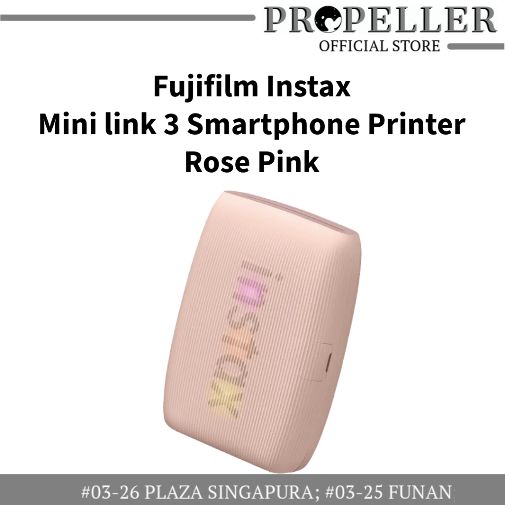 Smartphone Printer Polaroid Printer Pink Fujifilm Instax Mini Link