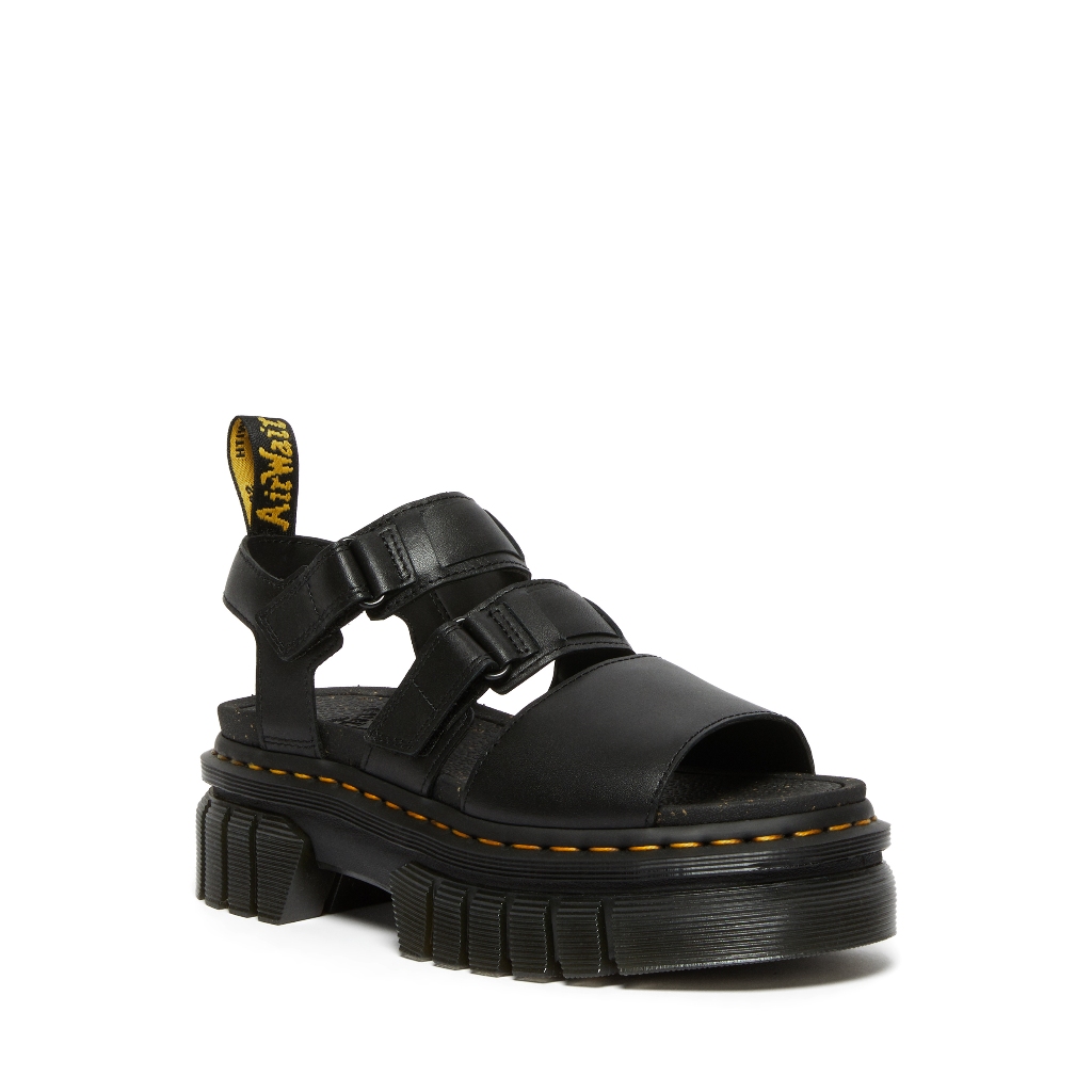 Dr. Martens Ricki 3 Strap Nappa Lux Leather Women Platform Sandals Black Shopee Singapore