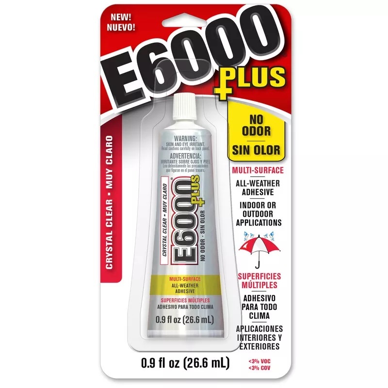 E6000 2 Fl Oz Multi Purpose Craft Glue: Clear Adhesive For Wood, Glass