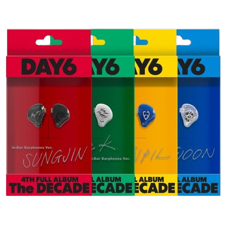 DAY6 - [ THE DECADE ] 4TH ALBUM (IN-EAR EARPHONES Ver.) | Shopee