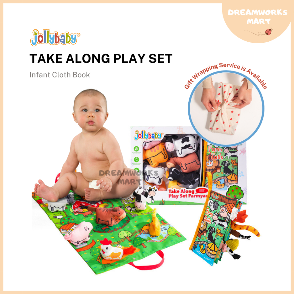 Jolly Music Handbook,Big Bookセット Jollybaby Baby Infant Early Development Cloth Book Take Along