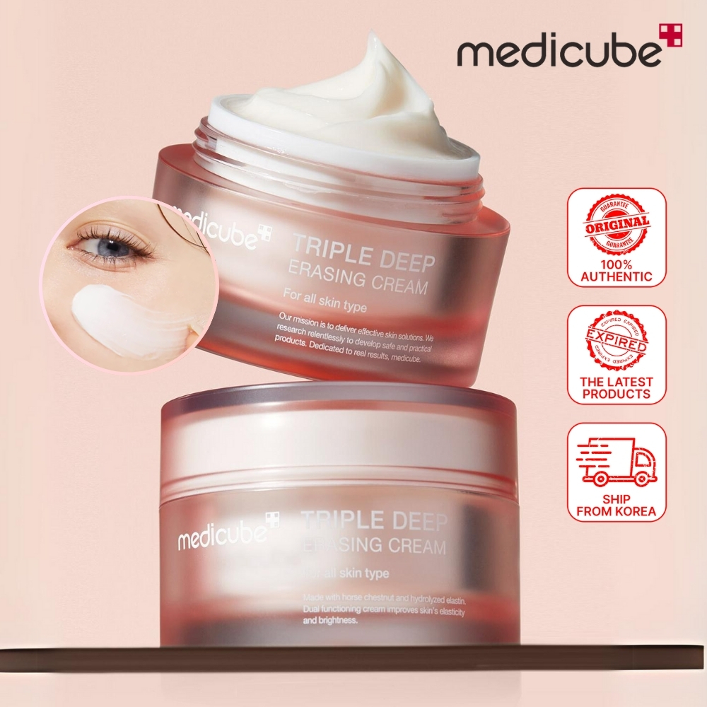 MEDICUBE Triple Deep Collagen Cream | 50ml | Anti-Aging, Hydrating, Firming  Skincare | Shopee Singapore