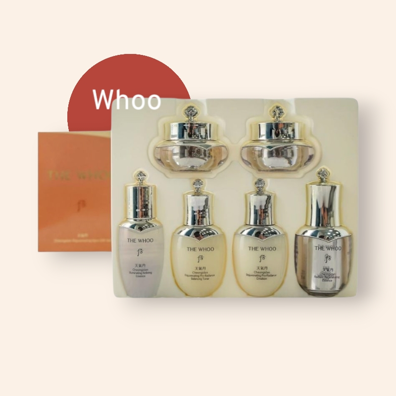The History of Whoo] Cheongidan Rejuvenating 6pcs Gift Set New
