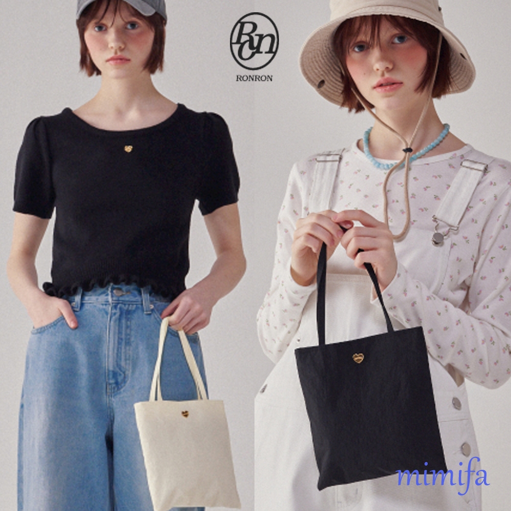RONRON HEART SQUARE NYLON BAG | Shopee Singapore