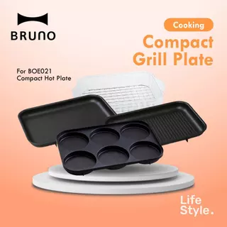 Takoyaki Cooking Appliance BRUNO Oval Hot Plate 4-Piece Set