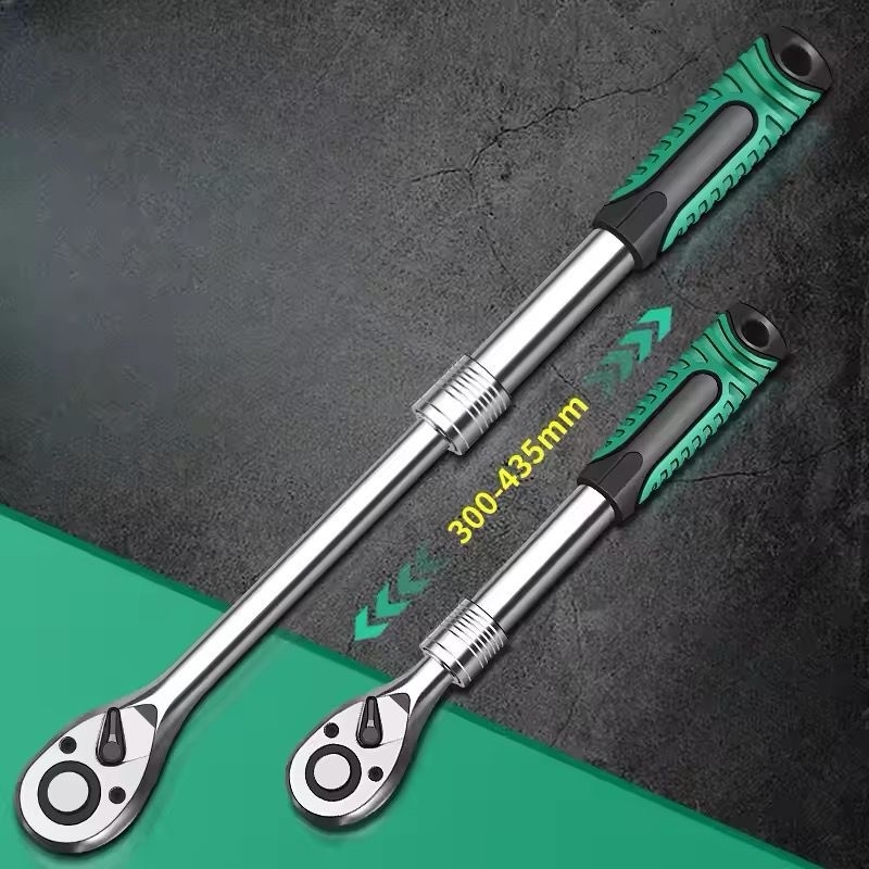 Box Socket Ratchet Wrench 1/2 3/8 1/4 72 tooth Adjustable handle ...
