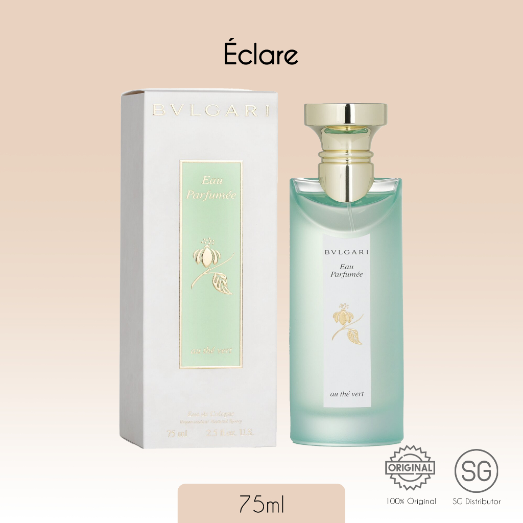 Bvlgari Eau Parfumée Au Thé Vert Eau De Cologne 75ml | Shopee
