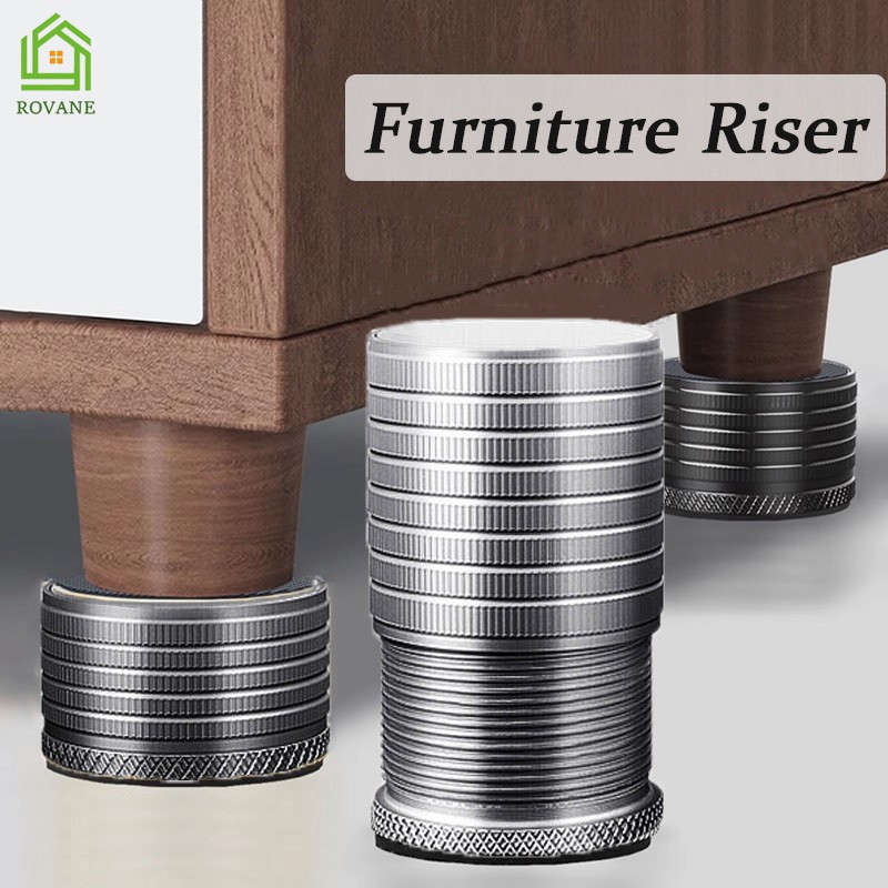 {SG} Furniture Riser Adjustable Furniture Lifter Heavy Duty Bed Riser ...