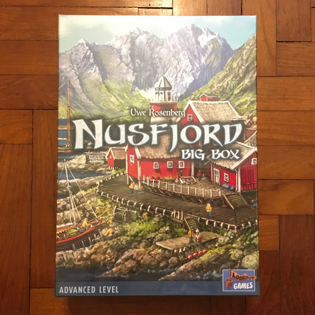 Nusfjord Big Box Great Condition, ENGLISH (Punched, Unplayed