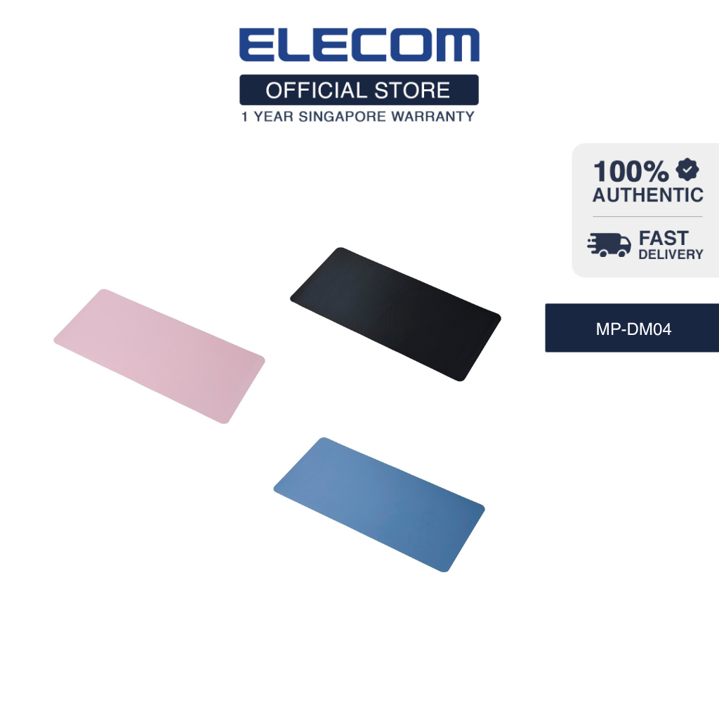 ELECOM New Desk Mat/MP-DM04/ Soft Leather/ Large Mouse Pad/ Wipeable ...