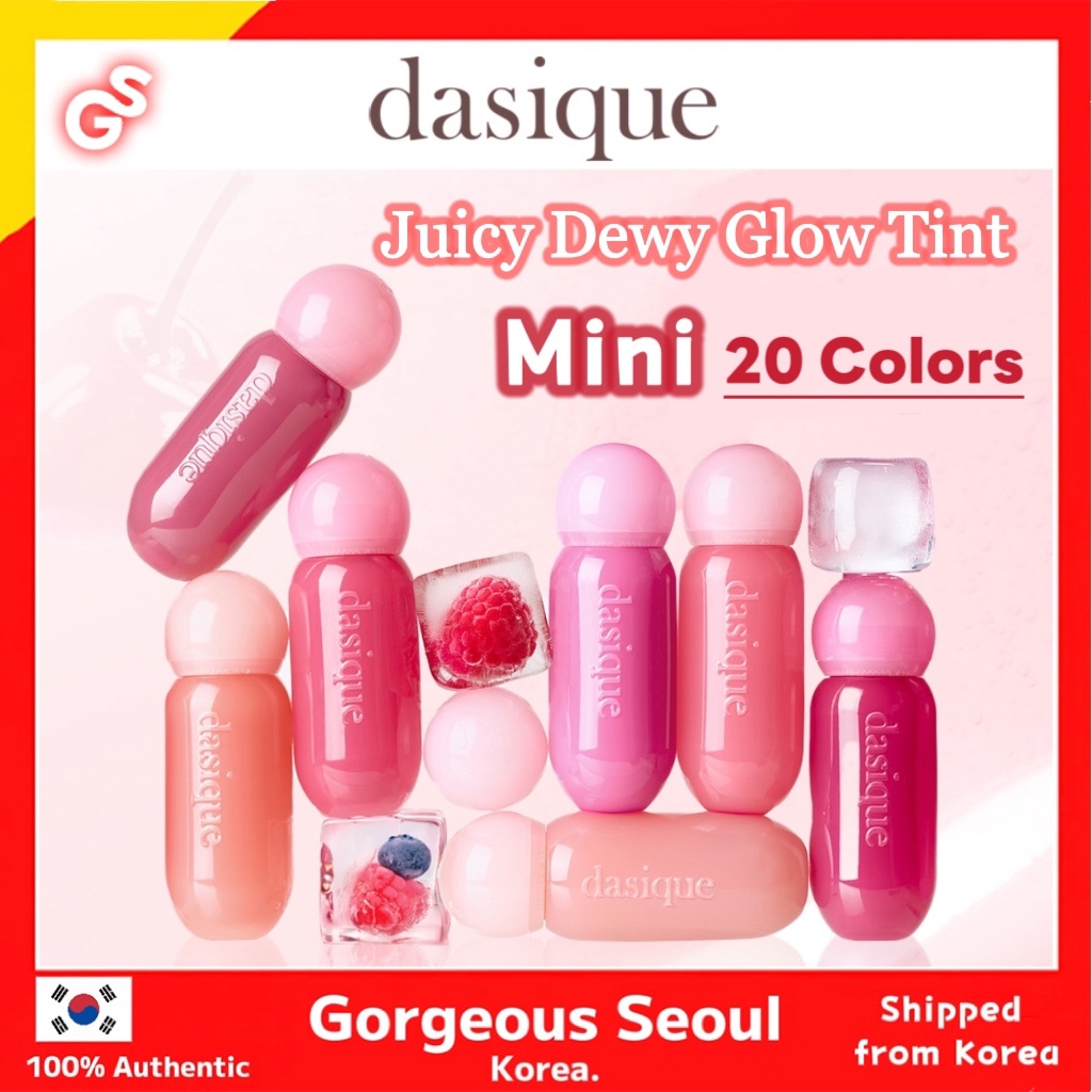 dasique】 Juicy Dewy Glow Tint Mini (20 Colors) | Shopee Singapore