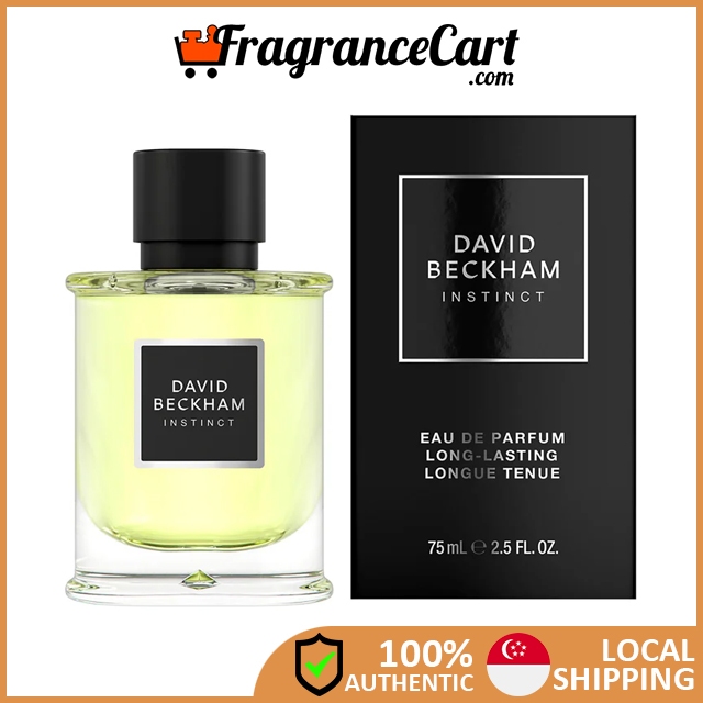 David Beckham Instinct EDP for Men 75ml Brand New 100 Authentic Perfume FragranceCart Eau de Parfum Man Green Black Shopee Singapore