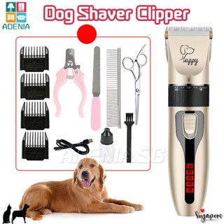 SG 12Pcs Dog Clippers Low Noise Dog Grooming Kit Cordless Dog Paw Trimmer Rechargeable Pet Hair Thick Coats Clippers Shopee Singapore