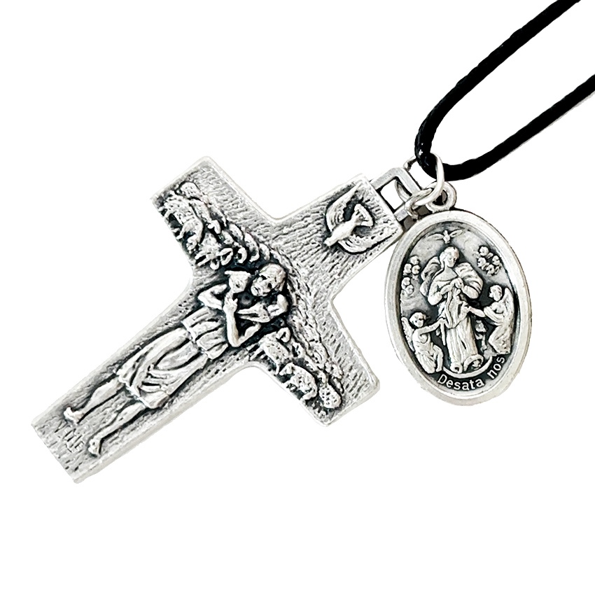 ‪✝︎ 925 Sterling Silver Cubic Zirconia Faith Hope Love Cross
