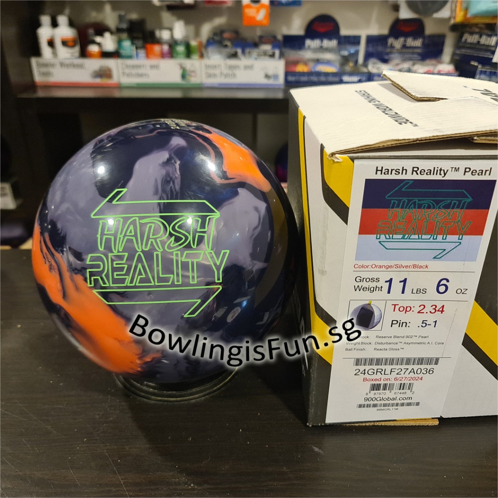 SG] 900 Global Harsh Reality Pearl Pro Performance Bowling Ball