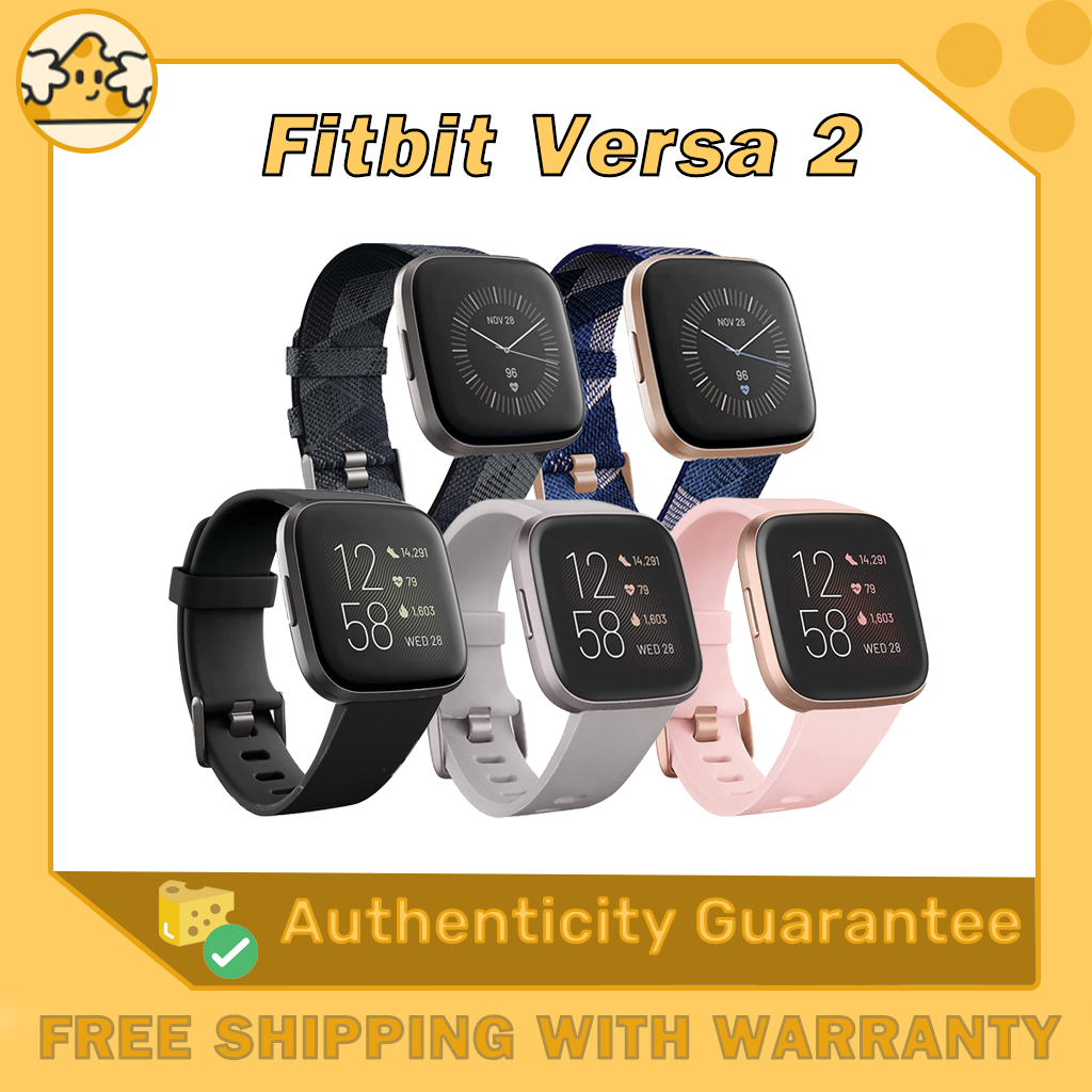 Fitbit Versa 2 Fitbit Versa 2 Special Edition Health and Fitness Smartwatch with Heart Rate Sleep and Swim Tracking Shopee Singapore