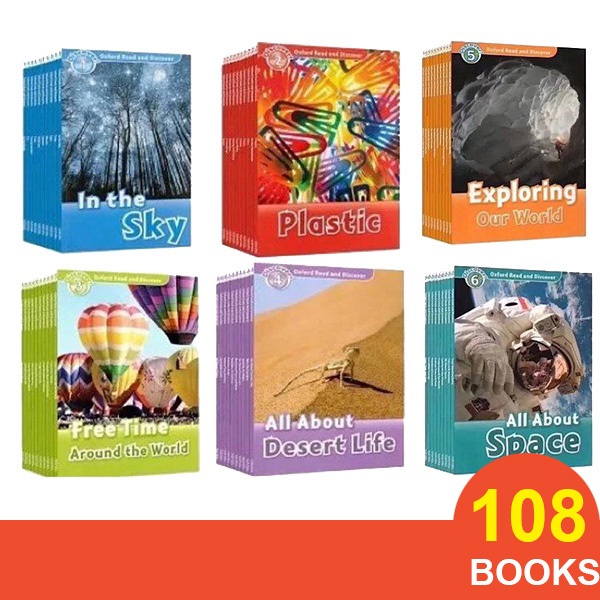 Oxford Read and Discover 108冊セットLevel1〜6 SG Stock] Oxford Read and Discover Level 1 - Level 6 (108 Books