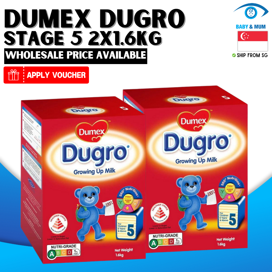 BUNDLE of Dumex Dugro Stage Growing Up Milk Years Old