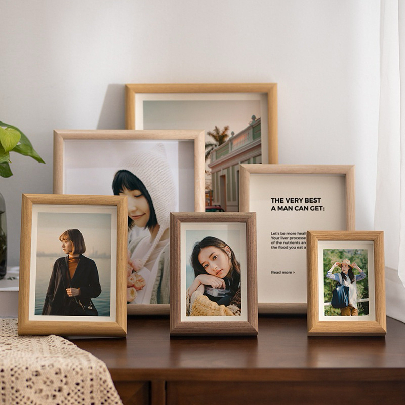 [SG Stock Super Offer ] High Quality Wooden Photo Frame Desktop Wall ...