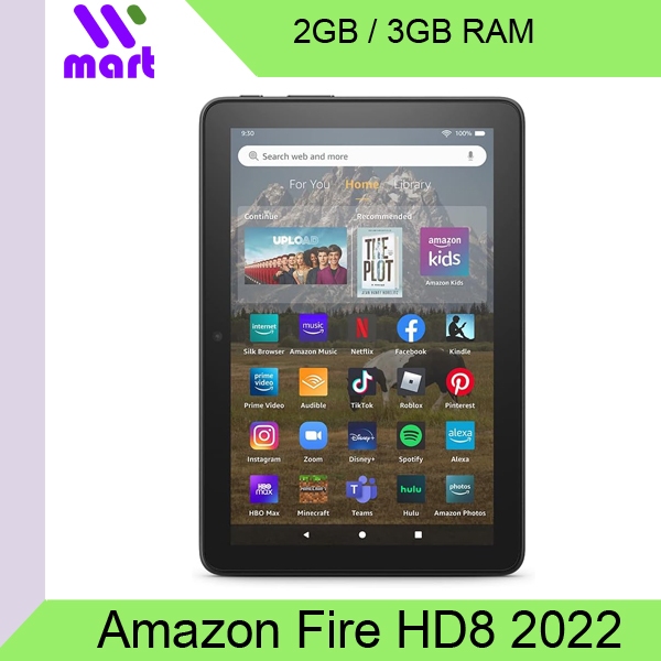 2022) Amazon Fire HD 8 / HD8 Plus Tablet (8 inch HD display