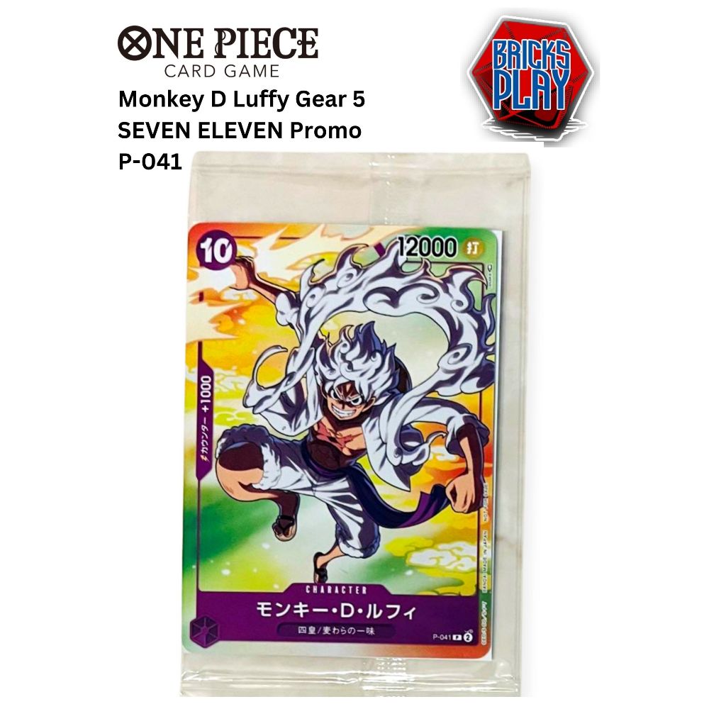 One Piece Card Game: P-041 Monkey D Luffy (Seven Eleven Promo) | Shopee  Singapore