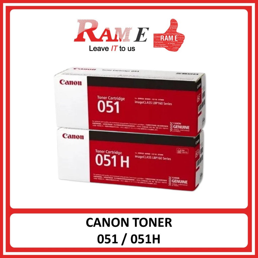 [ORIGINAL] Canon 051 / 051H 051 H Toner Cartridge / 051 Drum | Shopee ...