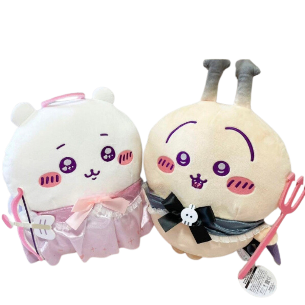 Chiikawa Angel and Devil Big Plush doll Chiikawa Usagi rabbit Set of 2 ...