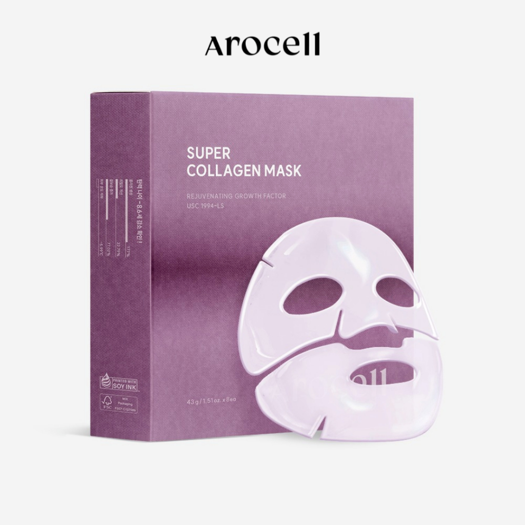 AROCELL Super Collagen Mask Pack 1 Sheet | Shopee Singapore